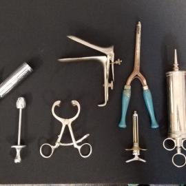 Implements used at Te Puke Hospital