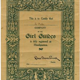Girl Guides official registration in Te Puke