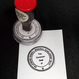 Dr Leonard Randell's Scholarship stamp.