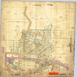 TOWN Te Puke Sh 3 Town Series record sheet LINZ SO55653