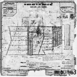 Te Puke cadastral SO10863 - Moehau Street subdivision - Secs 13-14 Blk II Maketu SD 1915