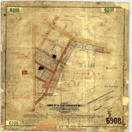 Te Puke cadastral DP6908 - Town extension No 1 - Sec 20 Blk II Maketu SD 1910 