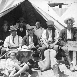 Te Puke Members of Massey's Cossacks 1913