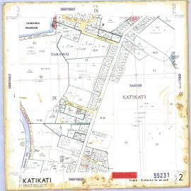 TOWN Katikati Sh 2 Town Series record sheet LINZ DP55231