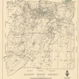 SAK 43 Maketu Survey District, Te Puke and District. 1933