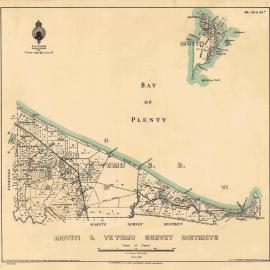 SAK 34 & SAK34A Motiti and Te Tumu Survey Districts, Papamoa to Maketu. 1933