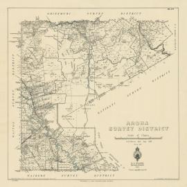 SAK 24 Aroha Survey District, Te Aroha to Athenree area. 1933