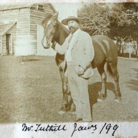 William Villiers Tuthill and horse