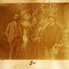 Mervyn Stewart with parents Adela and Hugh