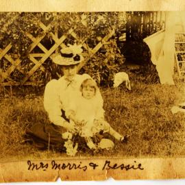 Evyleen Morris and daughter Elizabeth at Athenree