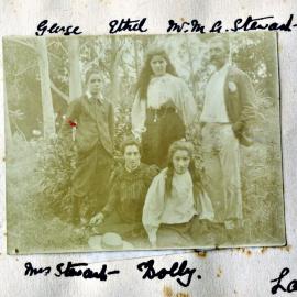 Mervyn and Phoebe Stewart with their children George, Mary and Evyleen