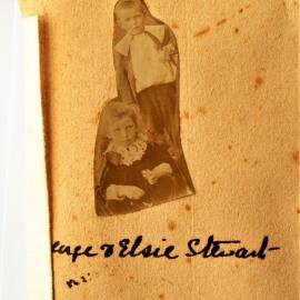 Siblings Elsie and George Stewart