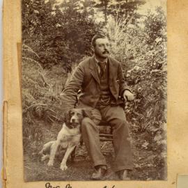 John Reynolds with his dog