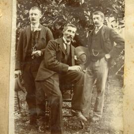 Harry, Hugh and William Stewart at Martray,