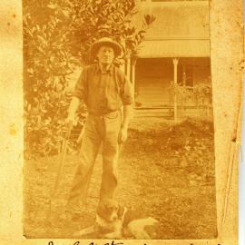 George Vesey Stewart and Tim gardening at Martray.
