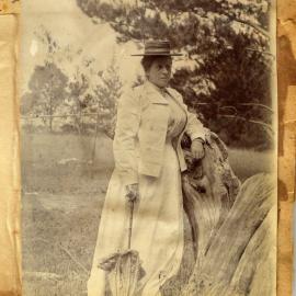 Unidentified lady with parasol