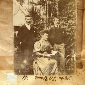 Andrew (a.k.a. Harry), Emily Surtees (nee Stewart) and William Stewart