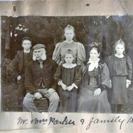 John and Annie Parker with their family