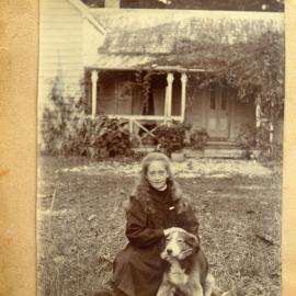 Helen Gledstanes with her dog