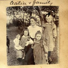 Cecilia Stewart with daughters Erin, Georgina and Daisy.