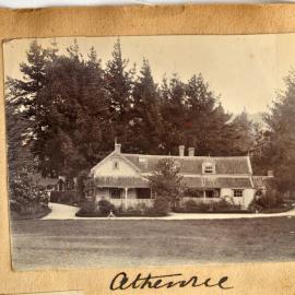 Athenree Homestead from the front lawn.