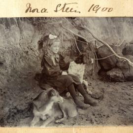 Norah Stein with two dogs.