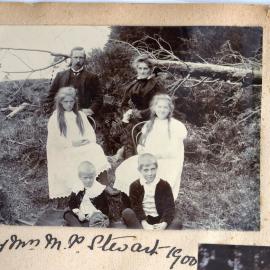 Michael and Frances Stewart with their children.