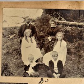 Frances and Michael Stewart with their children.
