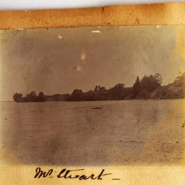 Beach view of Mount Stewart.