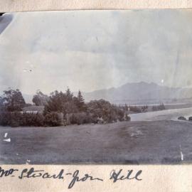 Mt. Stewart from hill