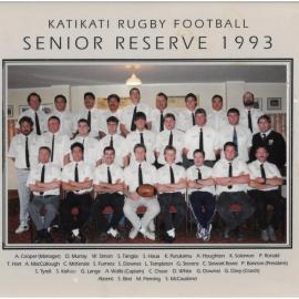 Katikati Rugby Football Senior Reserve 1993