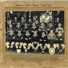 Katikati Senior rugby Team, 1951