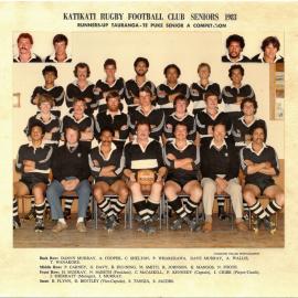 Katikati Rugby Football Club Seniors 1983