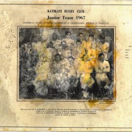 Katikati Rugby Club Junior Team 1967