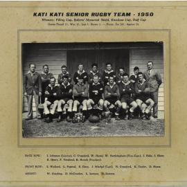 Kati Kati Senior Rugby Team, 1950