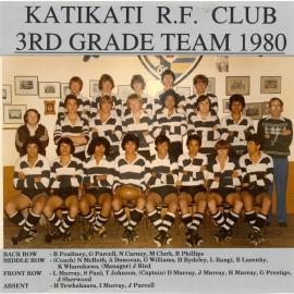 Katikati R. F. Club 3rd Grade Team 1980