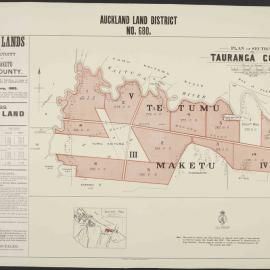 SETTLER Sale Plan SA680 Te Tumu-Kaituna settlement 1902