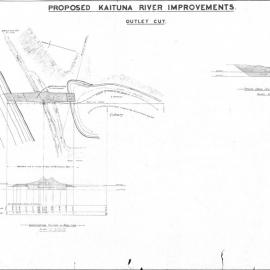 WBoP Kaituna River proposed improvements - outlet cut to ocean Sh 2 of 5 1925
