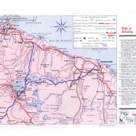 WBoP Road map, Central Bay of Plenty, Mobil 1964.