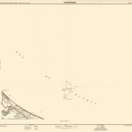 WBoP Tauranga County cadastral index map 1955 Sheet 2 of 4
