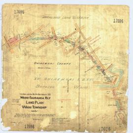 LINZ ECMT Railway 01 Waihi Township Peg 0-1  SO17696 1917
