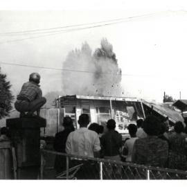 Thompson's Sack Factory fire