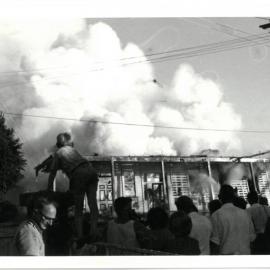 Thompson's Sack Factory fire