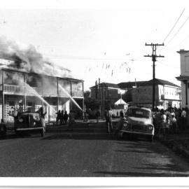 Thompson's Sack Factory fire