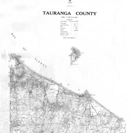 WBoP Tauranga County Cadastral Index Map Sh 2 of 2 1934