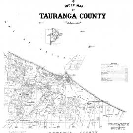 WBoP Tauranga County Cadastral Index Map Sh 2 of 2 1911