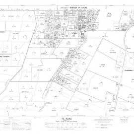 TOWN Te Puke and environs cadastral map NZMS189 Sh 2 of 2 1971