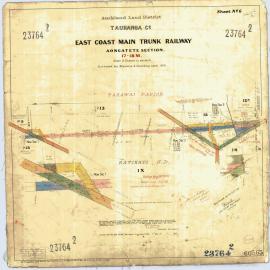 LINZ ECMT Railway 20 Aongatete section Peg 17-18 SO23764-2 1924