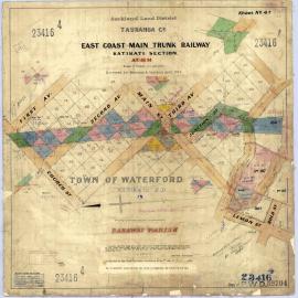 LINZ ECMT Railway 18 Katikati section Peg 16 detail SO23416-4 1924