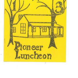 Pioneer Reunion Luncheon for former pupils of Nos. 1, 2 and 3 Schools, Te Puke